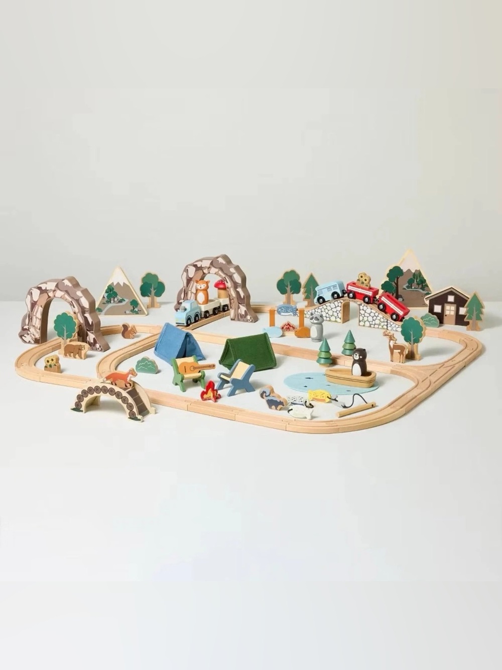 Hearth & Hand with Magnolia Toy Woodland Woodsy Train Set